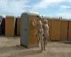Soldiers Knock Over Porta Potty