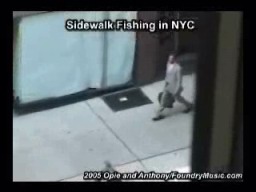 Sidewalk Fishing