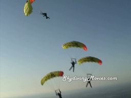 Skydiver Chases Shoe